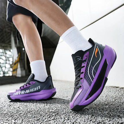 large-size basketball shoes wear-resistant summer sports sneaker with shock absorption professional combat for student children