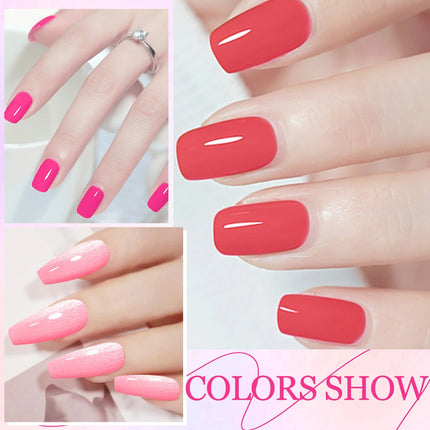 7ml Color Gel Polish Set Popular Series Nail Polish Smooth Texture Colorful Manicure UV LED Soak Off Nail Art Semi Permanent Shi