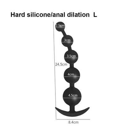 3/4/5/6 Huge Anal Beads Hard Silicone Anal Balls Sex Toys For Women Men Prostate Massage Big Butt Plug Anal Dilation Masturbator