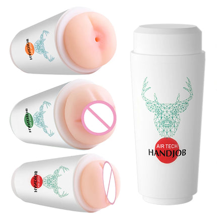 Male Realistic Vagina Sex Toys Scrotum Stimulator Safe Silicone Vaginal Male Masturbator Soft Pocket Pussy Adult Sex Toys