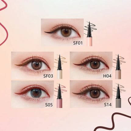 [ClearanceSale] Ukiss Neon Eyeliner,Liquid & Flowing Texture,Long-Lasting & Smudge-Proof,Highly Pigmented,Daily Office Makeup