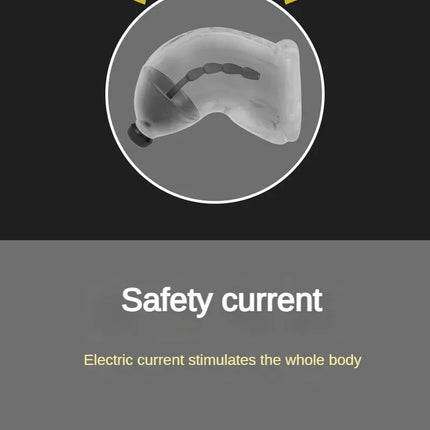 Electro Stimulator Male Chastity Cage Silicone Urethra Sounding Sex Toys for Men Mastubators Penis Plug Dilatoren Adult Products