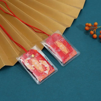 Small Blessing Japanese Prayer Lucky Charm Fortune Omamori Pray Chinese Pendant Beauty Success Couple Keychain Friend Kid Gift