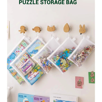 8pcs Zipper Mesh Bags, 3 Sizes, Zipper Mesh Bags, Waterproof Clear Travel Bags, Office Supplies Document Bags With Zipper