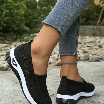 Fashionable casual single shoes, breathable and comfortable women's shoes, sports vulcanized shoes, anti-slip flat shoes
