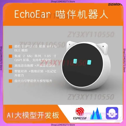 Echoear Meow Companion Desktop Intelligent Ai Chat Robot Voice Dialogue Bean Bag Toy Interactive Holiday Gift For Kids Adults