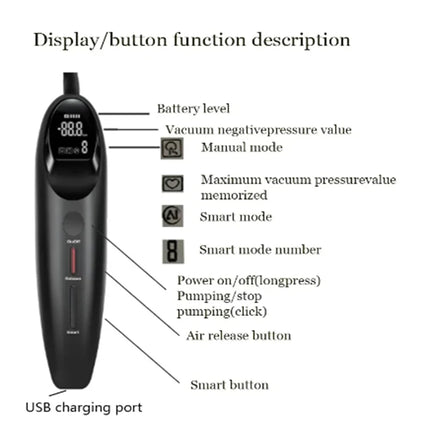 Electric Acrylic Penis Pump Vacuum Pump For Penis Male Penis Enlargement Pump Penile Training Extender Cock Dick Pump For Men 18