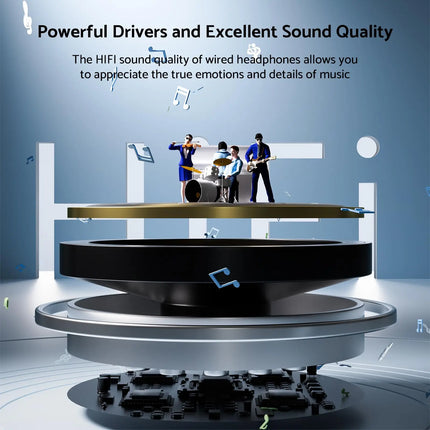 For Samsung Headphones HiFi Bass Stereo Volume Control With Mic USB Type C 3.5mm Wired Eadphone For Galaxy S25 S24 S23 S22 Ultra