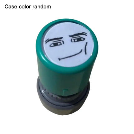 New Prank Trick Engraved Funny Seal Stamp Self-Inking Printing Kids Stamp Creative Novetly Face Memes Seal Clear Stamps
