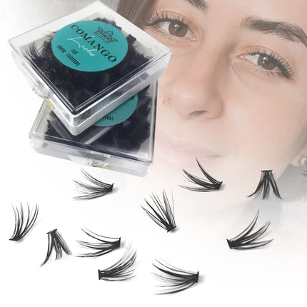 Cluster Lashes Individual Lashes Loose Fan Lash Extensions Lash Clusters C/D Curl 10/12/14/16/18mm DIY Eyelash Extensions
