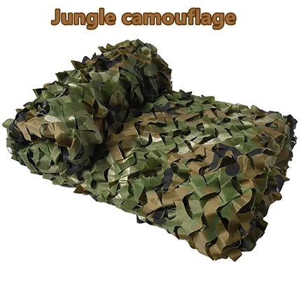 Premium Camouflage Netting for Camping Shade and Concealment Woodland Camouflage Party Decoration Halloween