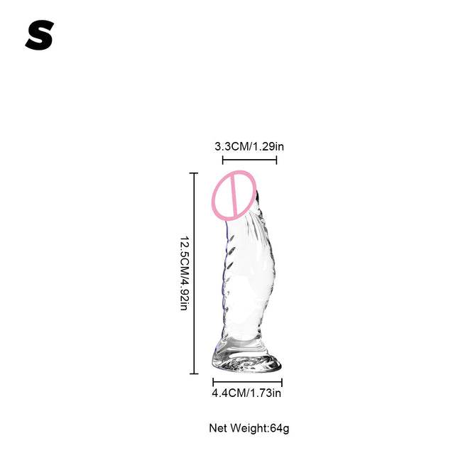 Soft Realistic Dildo Penis Erotic Anal Sex Toys Gay Vagina G-spot Clitoris Vaginal Masturbators Penis Suction Cup Dick for Women