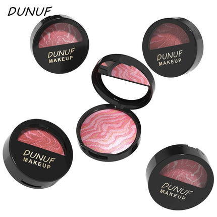 3 Color Blush Palette Waterproof Lightweight Breathable Long Lasting Smooth Baked Powder Blusher Correcting Foundation 60g