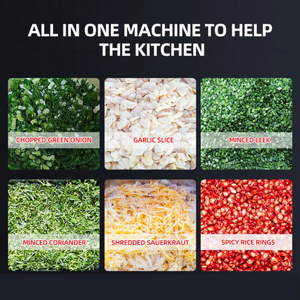 Hand-cranked Chili Slicing Machine Multifunctional Vegetable Cutter Household Portable Pepper Chili Diced Machine