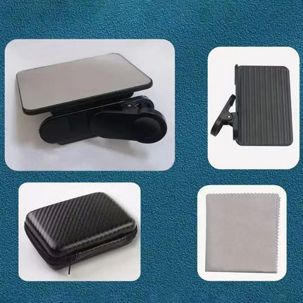 Smartphone Camera Mirror Reflection Clip Kit Mobile Phone Reflection Camera Clip Selfie Reflector Mobile Phone Shooting Supplies