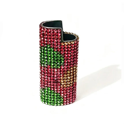 Metal Shell Case Holder Lighters Sleeve Pouches DIY Creative Crystal Cover j5 Lighter Box Cases Covers