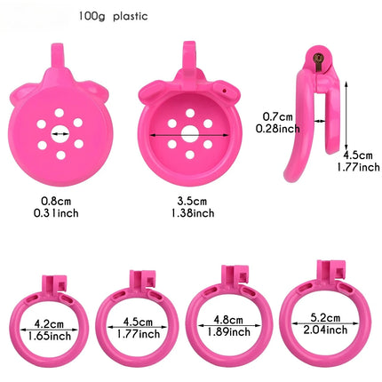 Strapon Flat Chastity Cage With Elastic Band Belt 4 Sizes Penis Ring Male Chastity Belt Sexshop BDSM Men Femboy Sissies 18