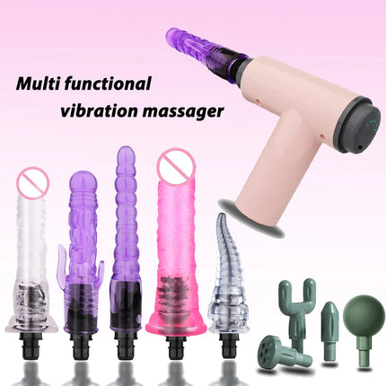 Handheld Massage Gun Dildo Vibrator Sex toys for Women Automatic Sex Machine With Clitoral stimulation Sexy toys for Couples 18