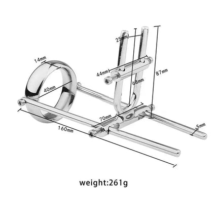 Male Enlarger Stretcher Tension Traction Correction Men Penis Extender Enlarger Device Bending 18+ Toy Sex Penis for Clamp Metal