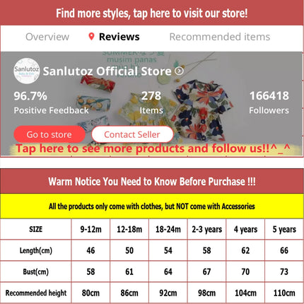Sanlutoz Summer Short Sleeve Baby Girls Dress Little Kids Dresses Soft Clothing Holiday Casual