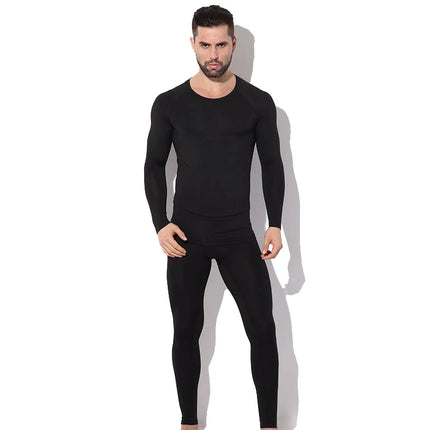 HEROBIKER Men's Fleece Lined Thermal Underwear Set Motorcycle Skiing Base Layer Winter Warm Long Johns Shirts & Tops Bottom Suit