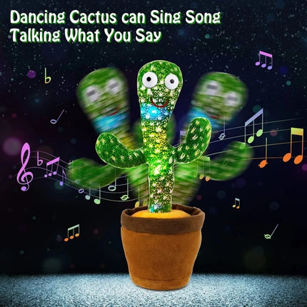 Talking Cactus Toys for Baby Dancing Singing Cactus Mimicking Toy with 120 English Songs Birthday Christmas Gifts for Kids