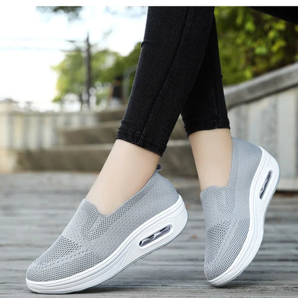 Sports Women's Spring Sneakers New Mesh Breathable Lightweight Casual Walking Women Shoes Breathable Shoes Zapatos De Mujer