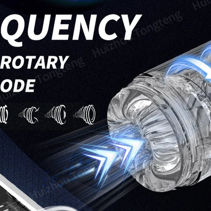 Automatic Male Masturbator Penis Pump Sucking Vibrating Thrusting Rotating 100% Waterproof Blowjob Adult Sex Toy Stroker For Men