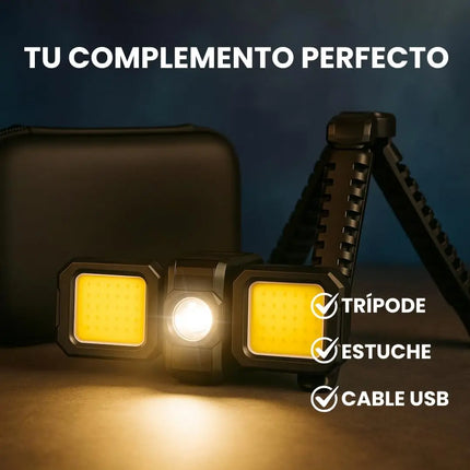 Super Bright Keychain Flashlight Mini COB Portable Work Light USB Rechargeable Outdoor Camping Fishing Pocket Lamps With Magnet