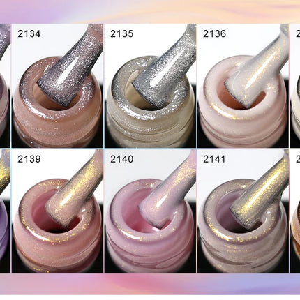 Arte Clavo Pearl Shiny Gel Nail Polish 10 Colors Manicure For Nails Soak Off UV LED Gel Nails Art Semi Permanent Gel Varnish