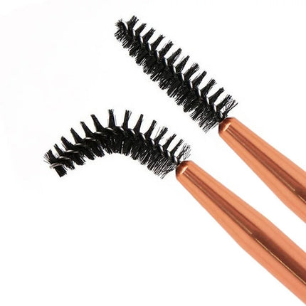 1/10pcs Soft Eyelash Brushes twisted Eyebrow Brush Elbow Contouring Eye Brow Eyeliner Brushes Eyes Blending Cosmetic Makeup Tool