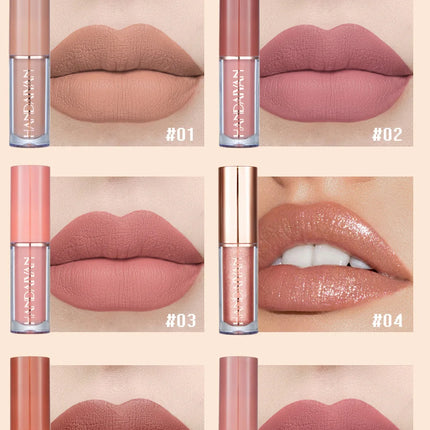 12 Color Matte Liquid Lipstick Kit Non Stick Cup Waterproof Lip Gloss Long Lasting Korean Cosmetics Makeup For Women