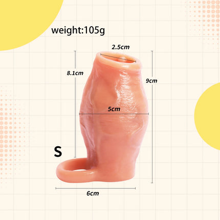 Big Cock Ring Lock Sperm Penis Sleeve Ring Reduce Sensitivity Extend Time Adult Men Sex Toys Penis Enlargement Male 18+ Sexy Toy