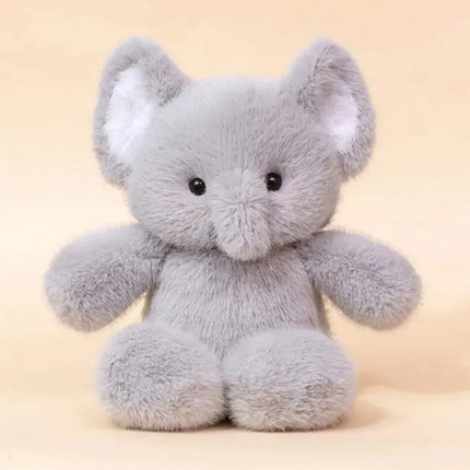 Funny Running Bear Plush Toys Cartoon Rabbit 40cm Stuffed Animal with Bib Stuffed Accompany Doll Kids