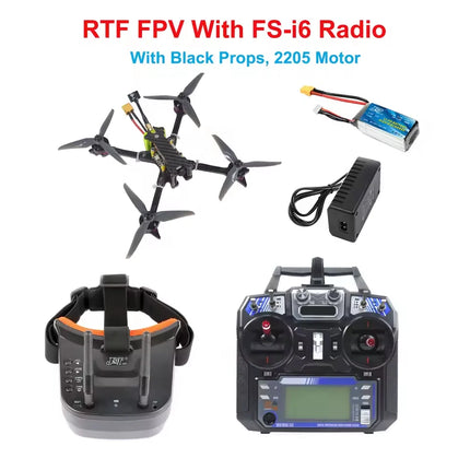 DIY RTF BNF F215 215mm 5inch 3-4S RC FPV RC Drone Built-in OSD Betaflight BLHeli-S 45A 4in1 ESC V16 ELRS Long Range Receiver
