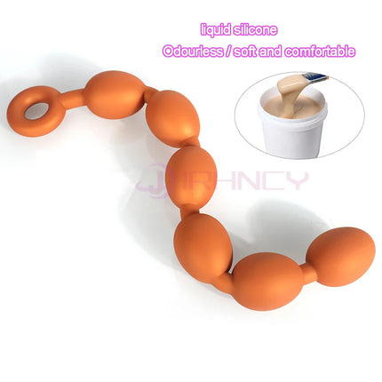 Egg Anal Beads New Long Anal Plug Silicone Butt Plug Sex Toys For Women Men Gay Vaginal Anal Balls Prostate Massage Sex Shop