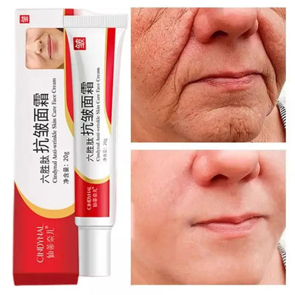 Six Peptide Wrinkle Remove Face Cream Firming Lift Anti-Aging Fade Fine Lines Whitening Moisturizing Smooth Skin Care Products