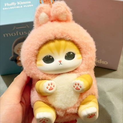 In Stock Genuine Mofusand Vinyl Series Blind Box Shark Cat Mofusand Kiramekko Fluffy Kittens Surprised Box Plush Toy Cute Toys