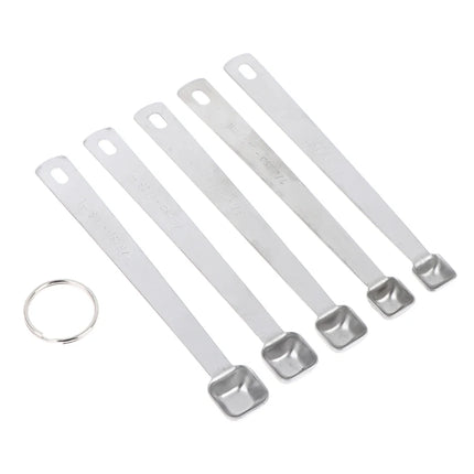 Hot Sale 5Pcs/Set Stainless Steel Small Measuring Spoons Seasoning Dry And Liquid Ingredients Kitchen Accurate Cooking Gadgets