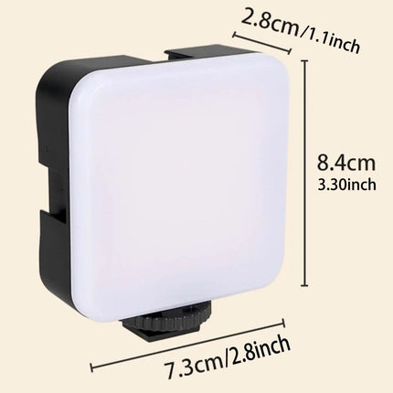 LED Clip Light, Portable Photography Fill Light for Smartphone, Laptop, Ideal for Selfie, Live Stream, Zoom Meeting, Outdoor Sho