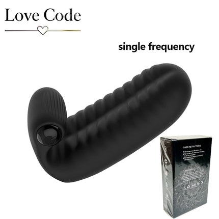 Sex Toys Finger Sleeve Vibrator G Spot Massage Clit Stimulate Female Masturbator Adult Products