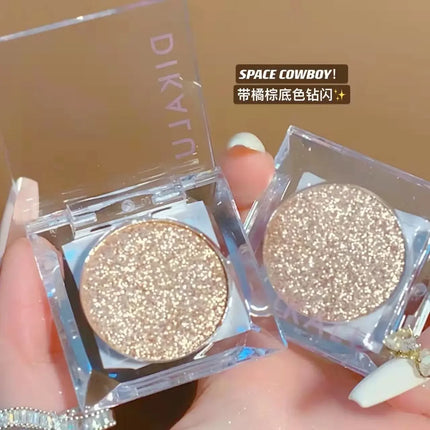 New Space Cowboy Cosmic Highlighter Eyes Glitter Monochrome Eyeshadow Pallete Shimmer Satin Makeup Pallete Shadow Hightlight Kit