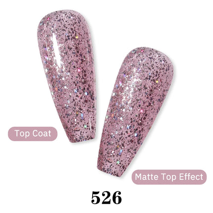 Arte Clavo Glitter Gel Nail 15ml Semi Permanent Soak Off UV Gel Varnish Nail Manicure Top Base Coat Gel Polish Art Decoration