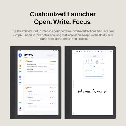HUION Note E Android Tablet Electronic Notebook 8.4 Inch All-in-one Note-taking Reading Drawing Tablet, Battery-free Pen