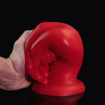 Red Fist dildo anal plug suction cup buttplug big hand stuffed butt plug large penis fist masturbators 18+sex toys for men women
