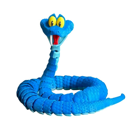 New Gary Snake: Disney Zootopia 2 Articulated Simulation Toy Snake, 3d Printed Snake Gary Model Stress Relief Toys Child Gift