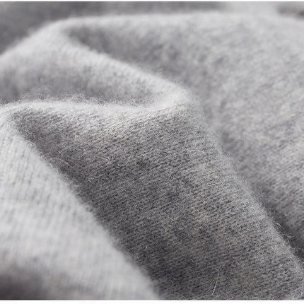 Men's POLO Collar Knitted Pullover Sweater 100% Cashmere Long Sleeved Shirt Casual Business Solid Color Men's Tops Autumn Winter