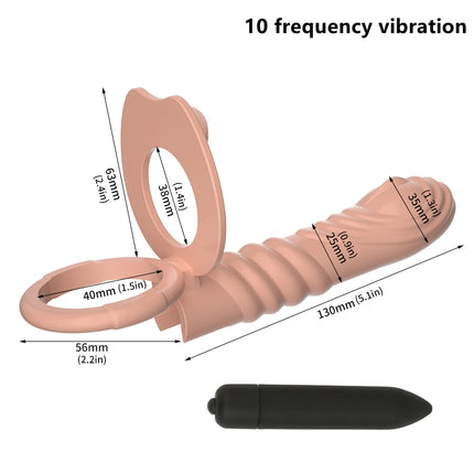 Penis Cover Ring Vibrators Anal Beads Dildo Butt Plug Male Prostate Massager Female Vagina Anus Stimulator Adults Sex Toys Shop