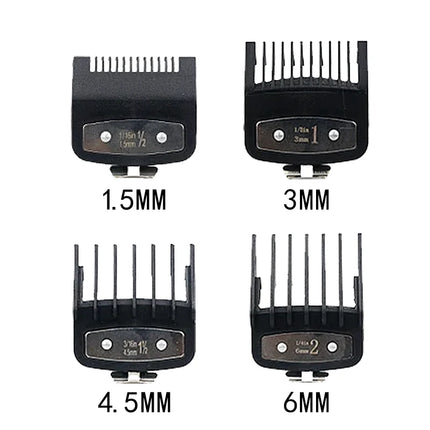 Universal Hair Clipper Guards Barber Trimmer Attachment Limit Combs Professional Barber Accessories Replacement Set Limit Combs
