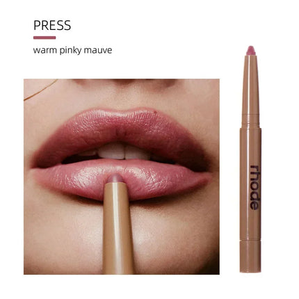 Fashion Lips Makeup Pocket Blusher Lip Gloss Oil Lip Balm Rouge With Lipstick Lip Shape Pen Liner Barrier Butter For Girl Gift